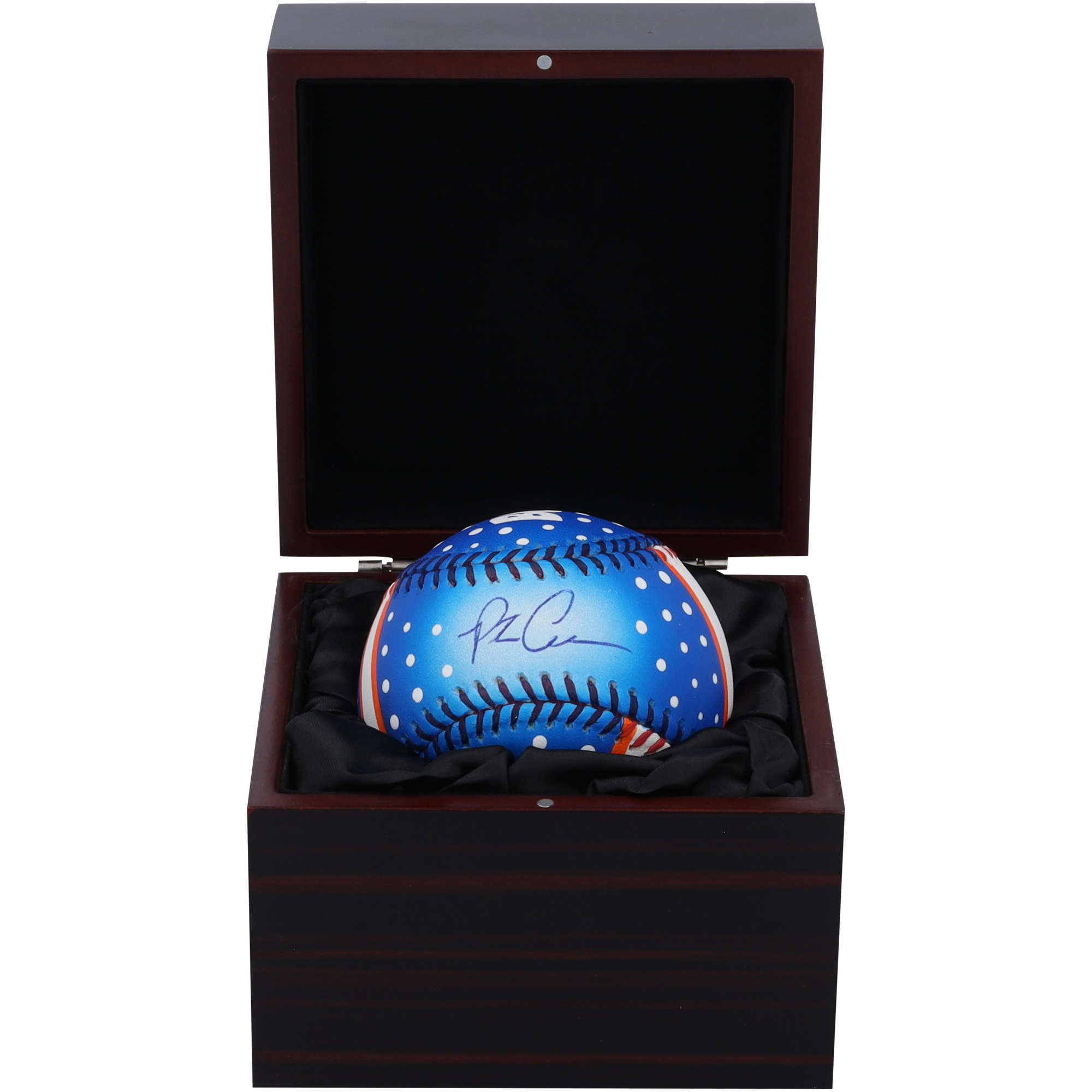 Pete Alonso New York Mets Autographed Baseball - Art by Stadium Custom Kicks - Limited Edition #1/1 - RG13331403