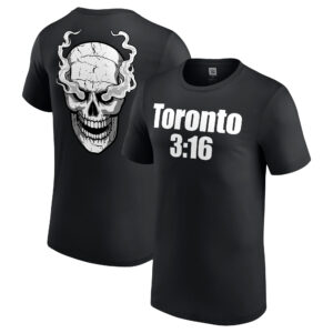 Men's  Black "Stone Cold" Steve Austin Toronto 3:16 T-Shirt