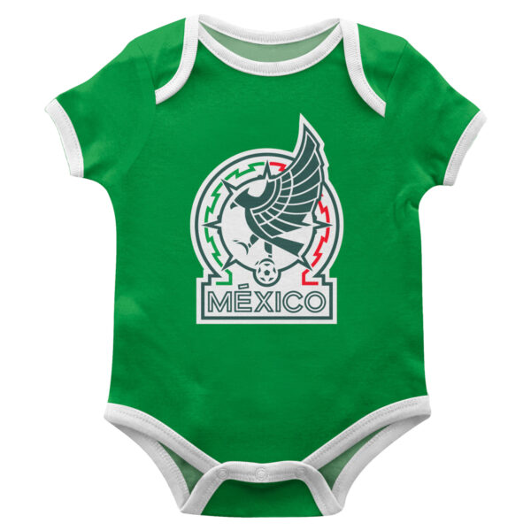 Infant Vive La Fete  Green Mexico National Team Logo Bodysuit