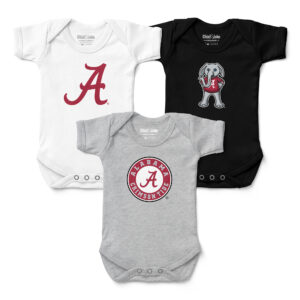 Newborn & Infant Chad & Jake Alabama Crimson Tide 3-Pack Bodysuit Set
