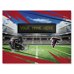 The Northwest Group Atlanta Falcons Scoreboard Personalized 62" x 84" Washable Rug