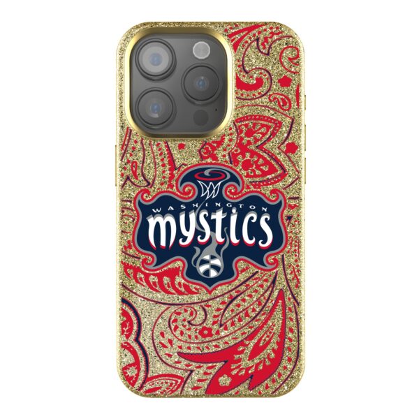 Keyscaper Washington Mystics Paisley Bling iPhone Case
