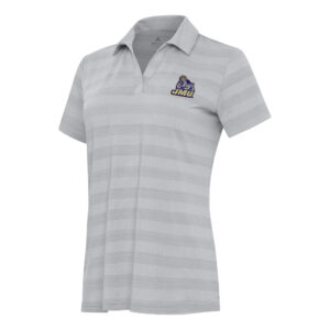 Women's Antigua Gray James Madison Dukes Tunnel Polo