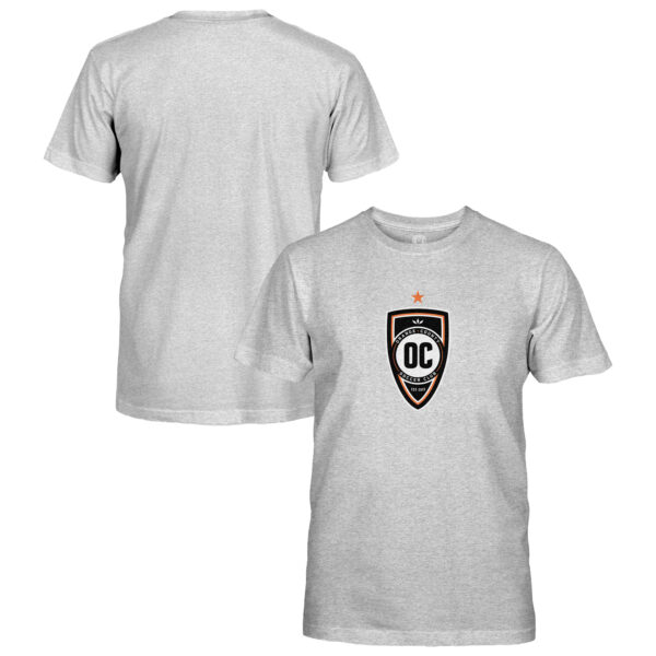 Youth 1863FC Heather Gray Orange County SC Short Sleeve T-Shirt