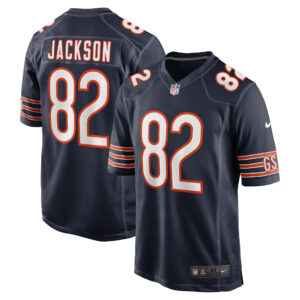 Men's Nike John Jackson  Navy Chicago Bears  Game Jersey
