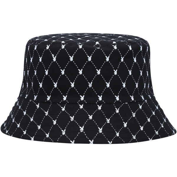 Men's Playboy Black Reversible Bucket Hat - Image 8