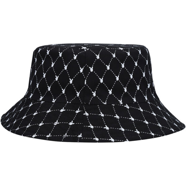 Men's Playboy Black Reversible Bucket Hat - Image 9