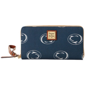 Dooney & Bourke Penn State Nittany Lions Sporty Monogram Large Zip-Around Wristlet