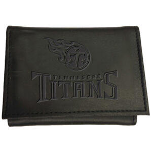 Men's Black Tennessee Titans Hybrid Tri-Fold Wallet
