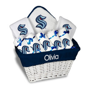 Infant Seattle Kraken Personalized Large Gift Basket