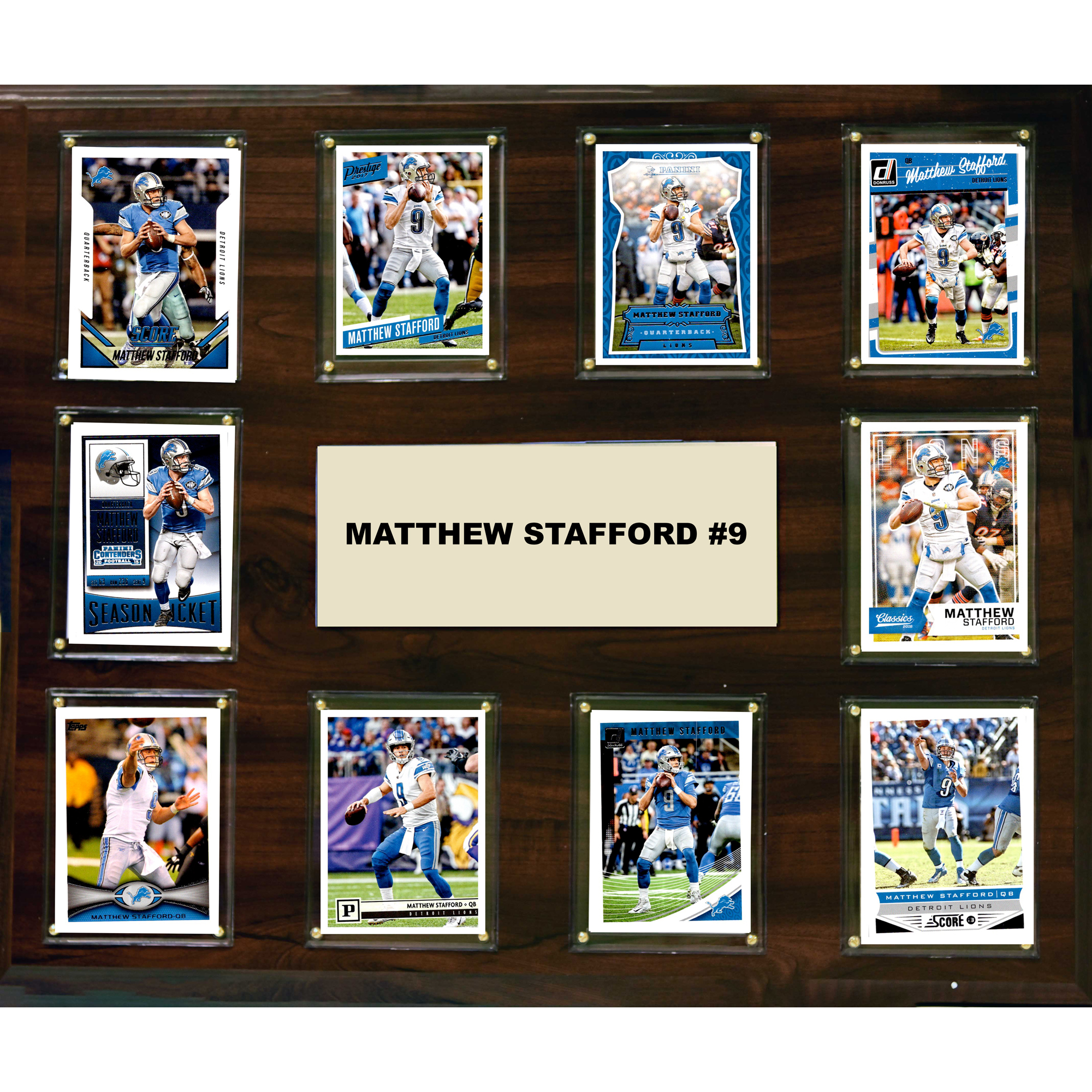 Matthew Stafford Detroit Lions 15'' x 18'' Plaque
