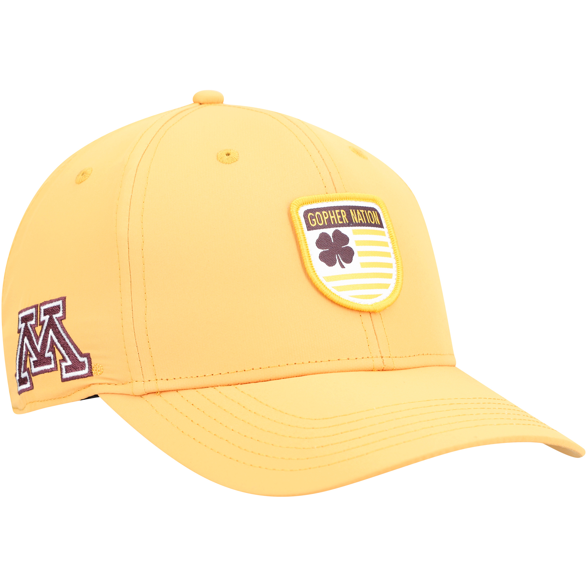 Men's Gold Minnesota Golden Gophers Nation Shield Snapback Hat - Image 9