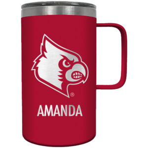 Louisville Cardinals 18oz. Personalized Hustle Mug