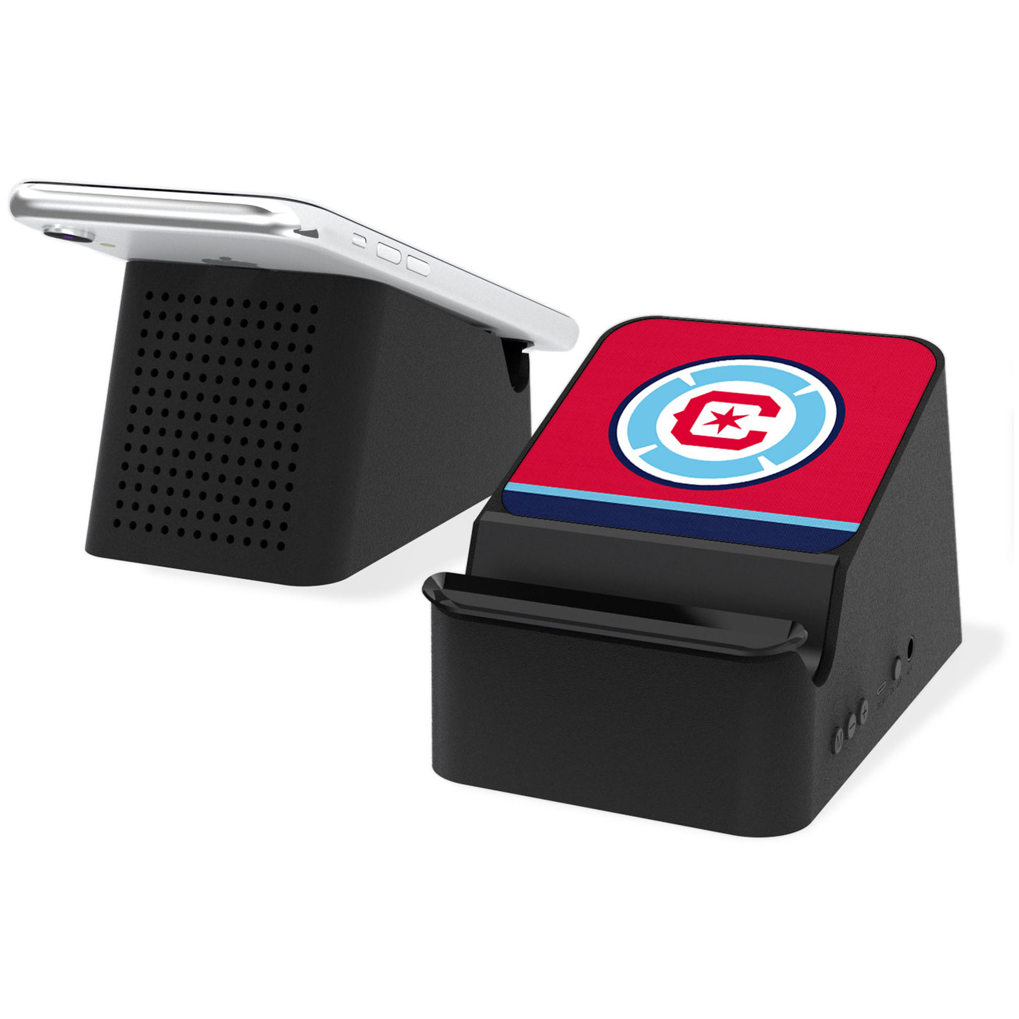 Chicago Fire Wireless Charging Station & Bluetooth Speaker