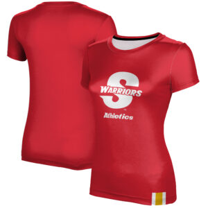 Women's Red Cal State Stanislaus Warriors Athletics T-Shirt