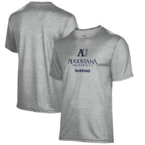 Men's Gray Augustana Vikings Nursing Name Drop T-Shirt