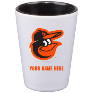 Baltimore Orioles 2oz. Personalized Ceramic Shot Glass