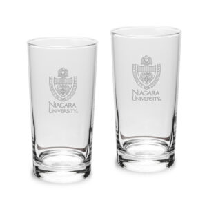 Niagara University Purple Eagles 10oz. 2-Piece Highball Glass Set