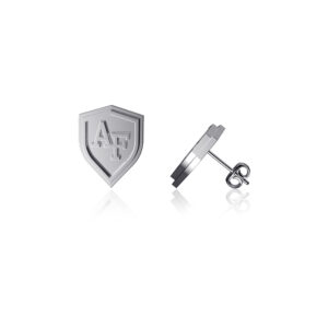 Dayna Designs Air Force Falcons Team Logo Silver Post Earrings