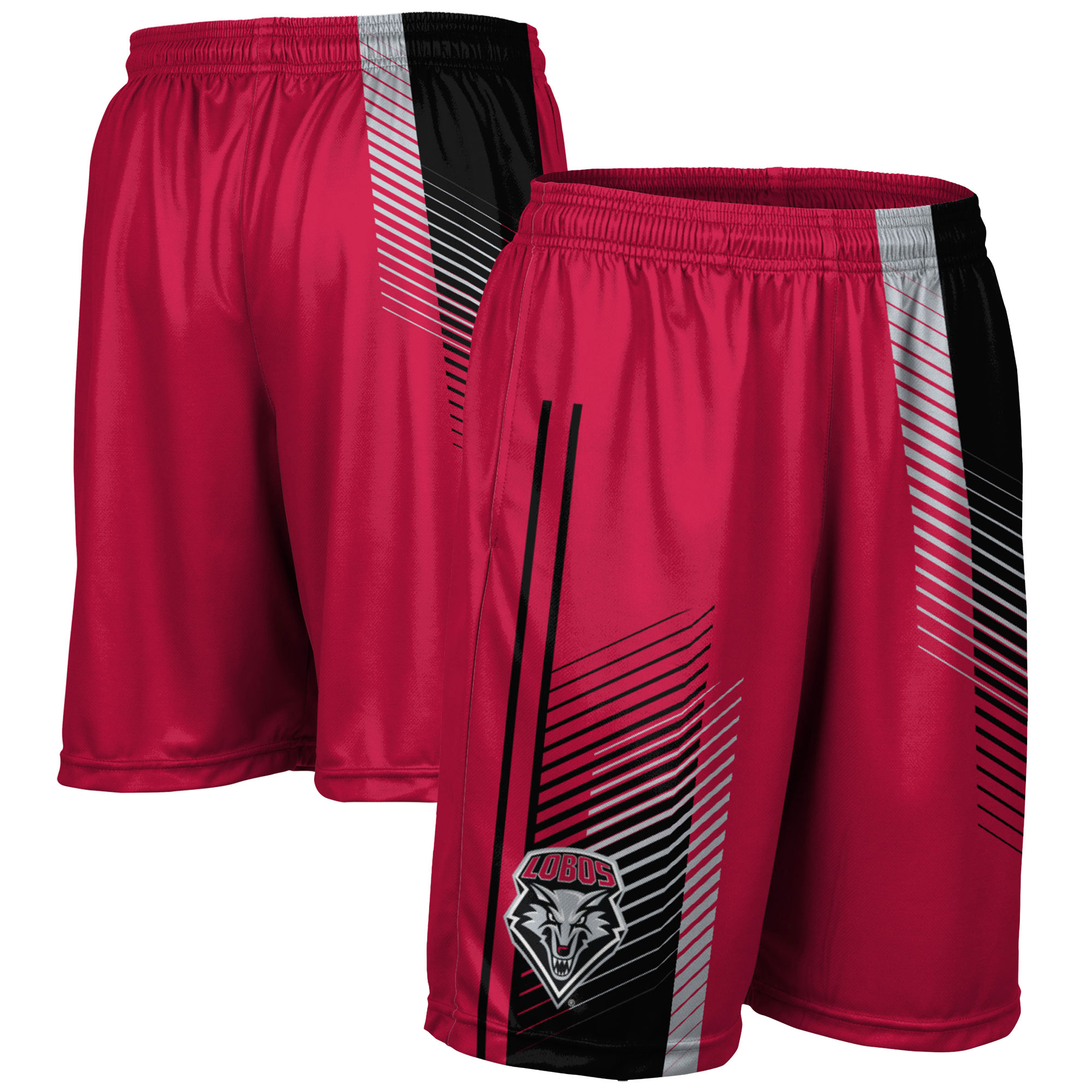 Men's Cherry New Mexico Lobos Pocketed Shorts
