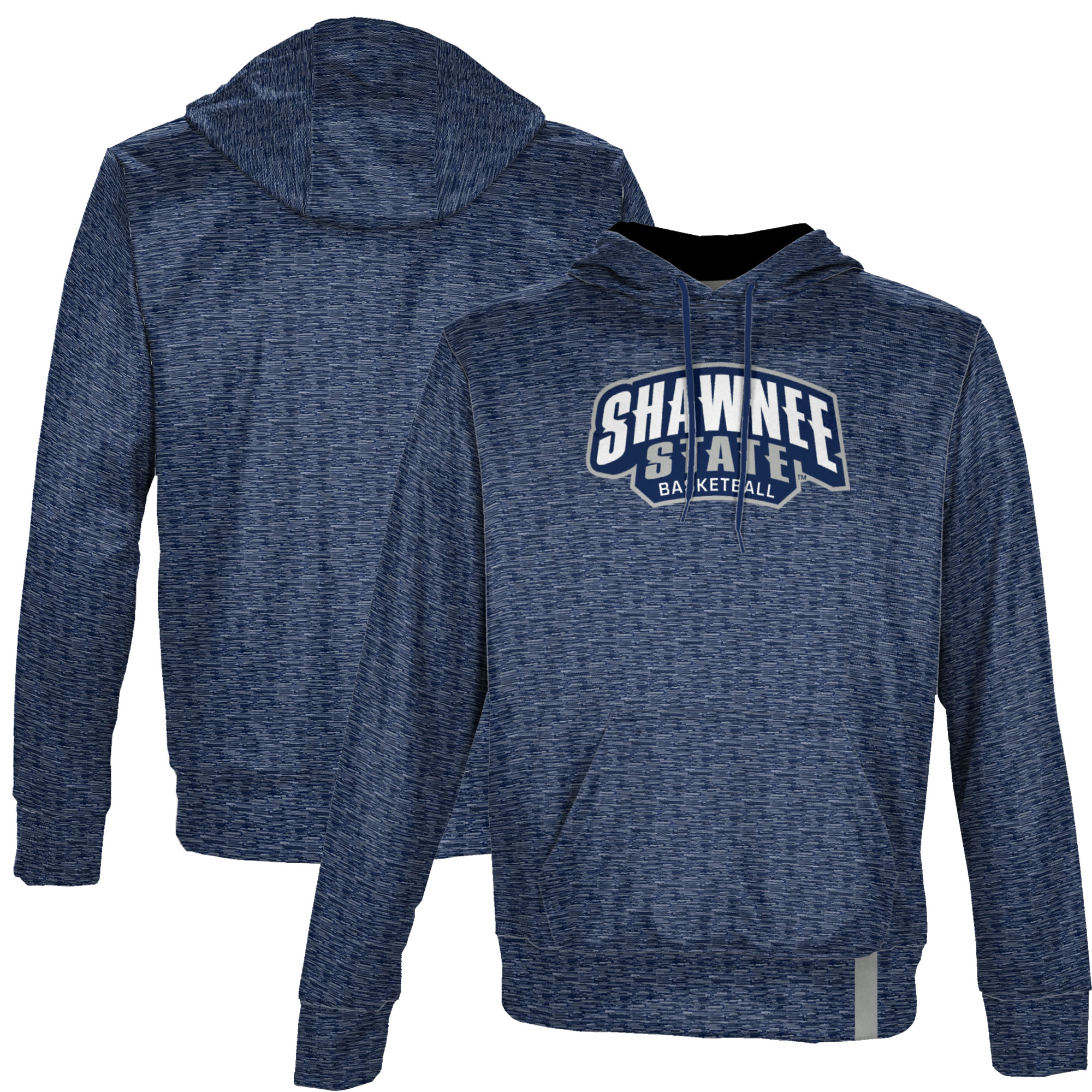 Men's ProSphere Navy Shawnee State Bears Basketball Name Drop Pullover Hoodie