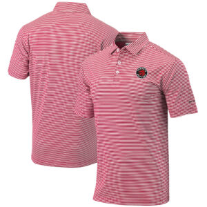 Men's Columbia Red Toronto Raptors Golf Club Invite Omni-Wick Polo