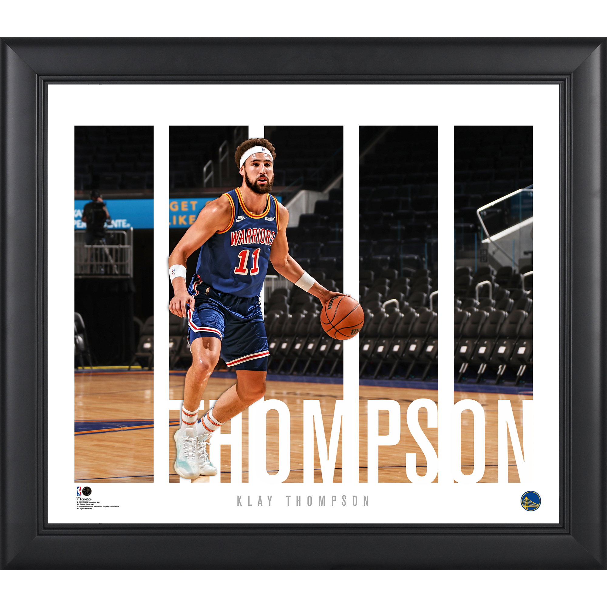 Klay Thompson Golden State Warriors Framed 15" x 17" Player Panel Collage 2