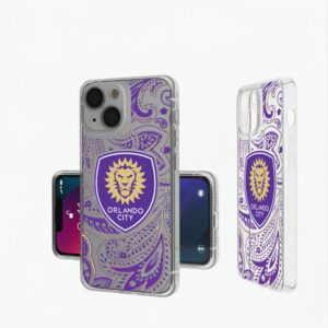 Orlando City SC iPhone Paisley Design Clear Case