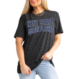 Women's Gameday Couture Leopard Kent State Golden Flashes Fan Favorite Leopard T-Shirt