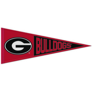 WinCraft Georgia Bulldogs 13" x 32" Wool Primary Logo Pennant