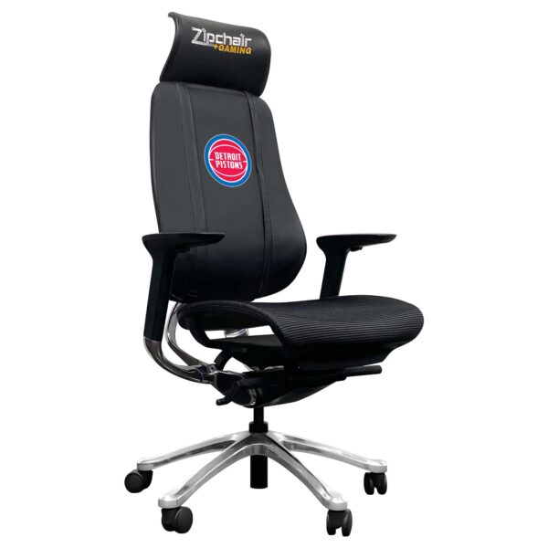 Black Detroit Pistons PhantomX Gaming Chair