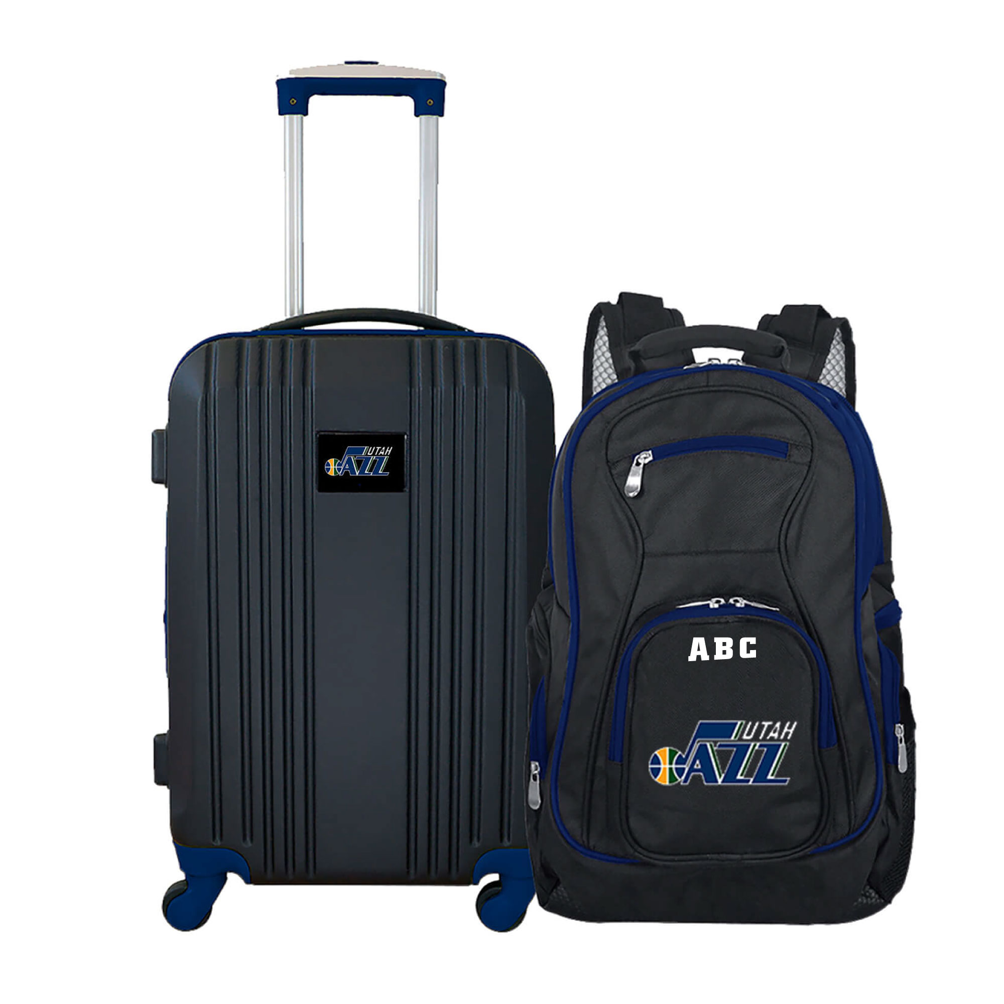 MOJO Utah Jazz Personalized Premium 2-Piece Backpack & Carry-On Set - Image 2