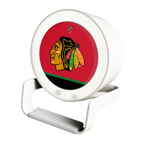 Chicago Blackhawks Night Light Wireless Charger And Bluetooth Speaker