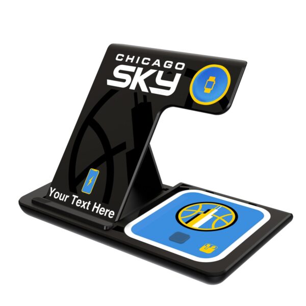 Chicago Sky Personalized 3-in-1 Charging Station