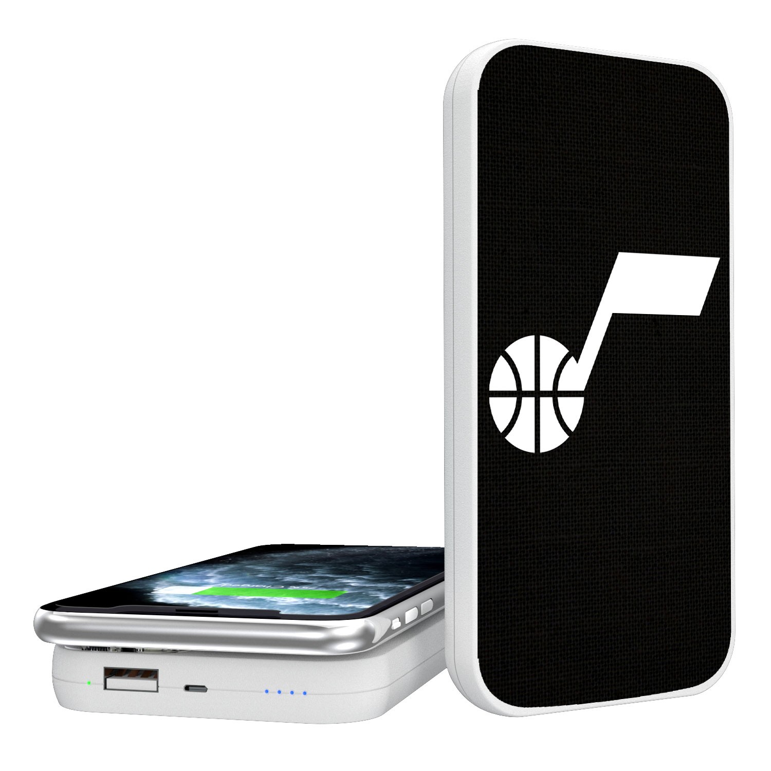Utah Jazz Solid Design 5000 mAh Legendary Design Wireless Power Bank