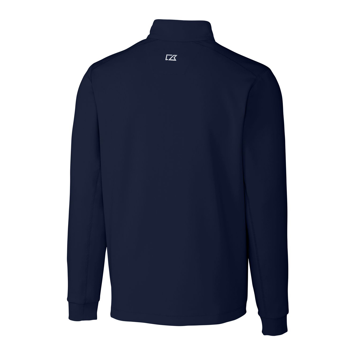 Men's Cutter & Buck Navy Virginia Cavaliers Vintage Big & Tall Traverse Stretch Quarter-Zip Pullover Top - Image 4