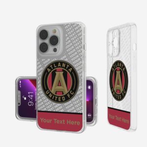 Atlanta United FC Personalized Endzone Plus Design iPhone Clear Case