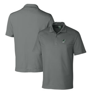 Men's Cutter & Buck Steel Portland State Vikings DryTec Genre Textured Solid Polo