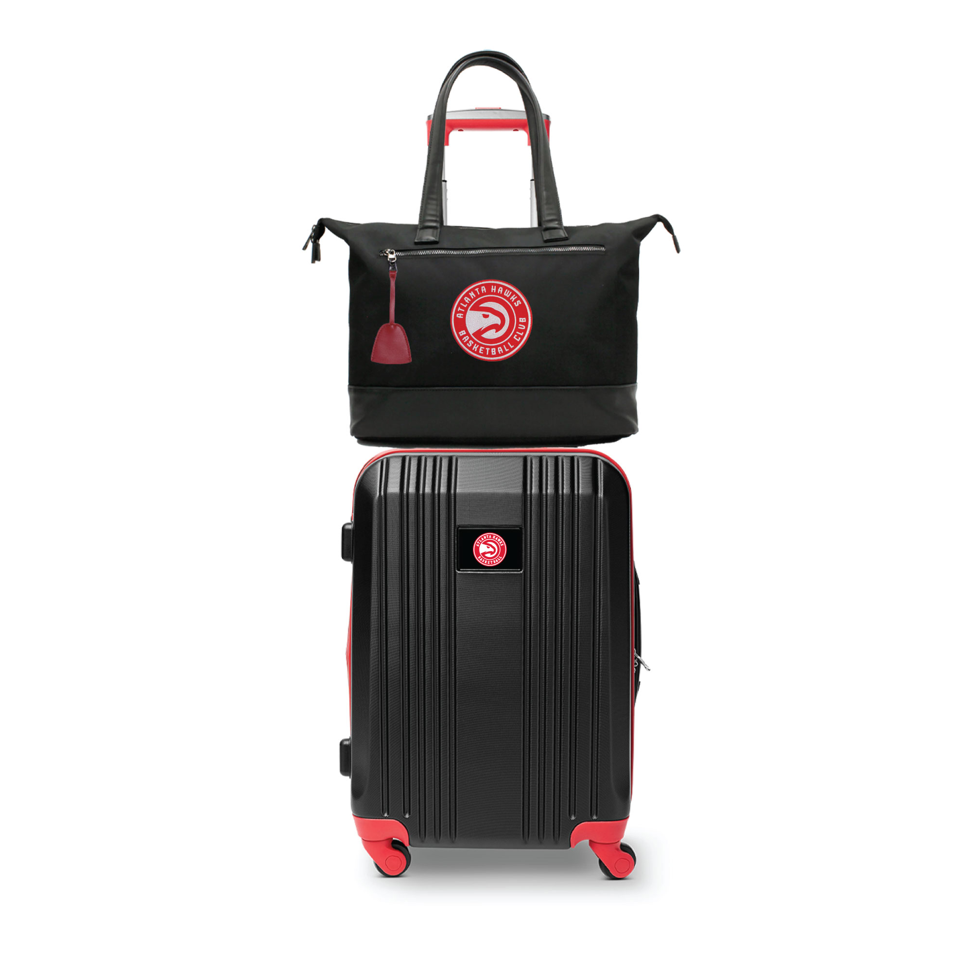 MOJO Atlanta Hawks Premium Laptop Tote Bag and Luggage Set