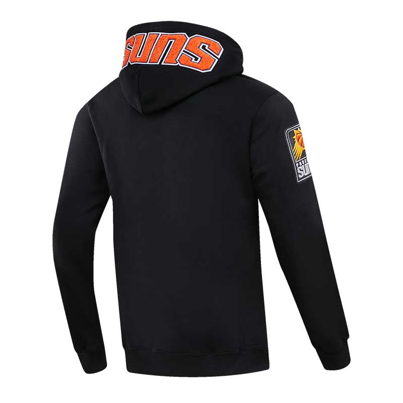 Men's Champion Navy Ole Miss Rebels Stack Logo Volleyball Powerblend Pullover Sweatshirt - Image 4