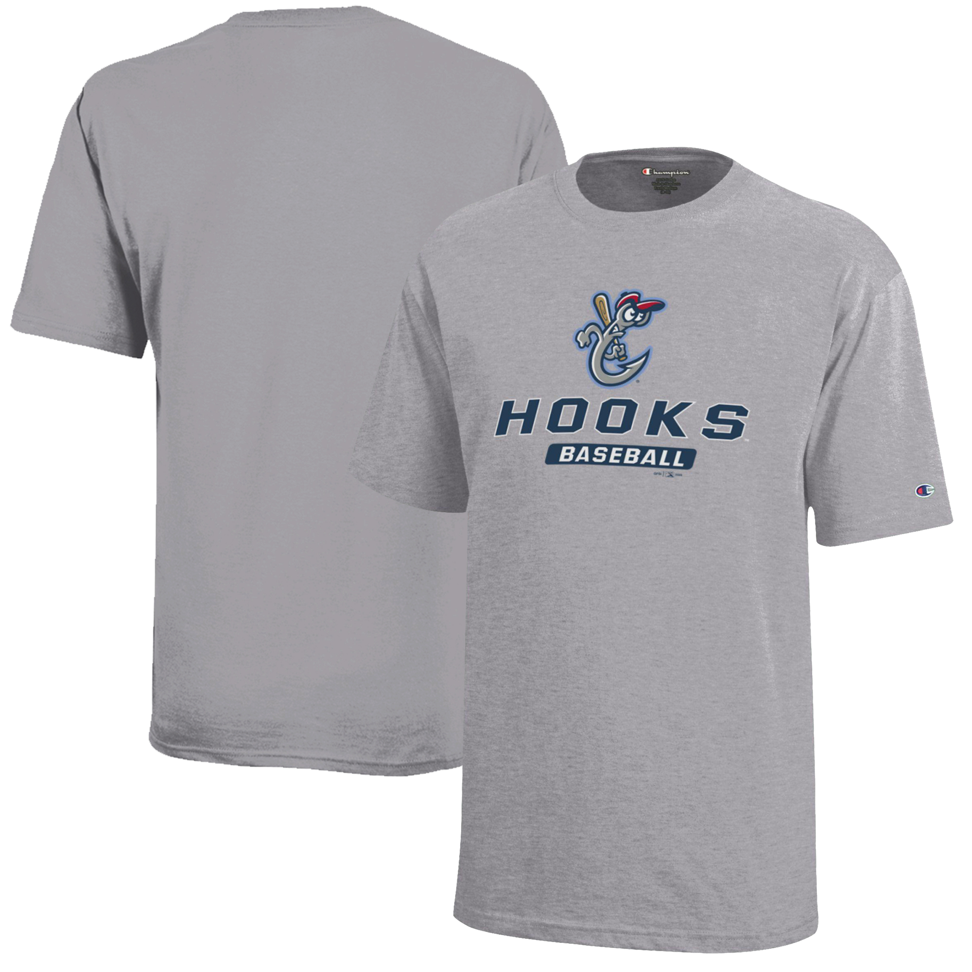 Youth Champion Gray Corpus Christi Hooks Jersey T-Shirt