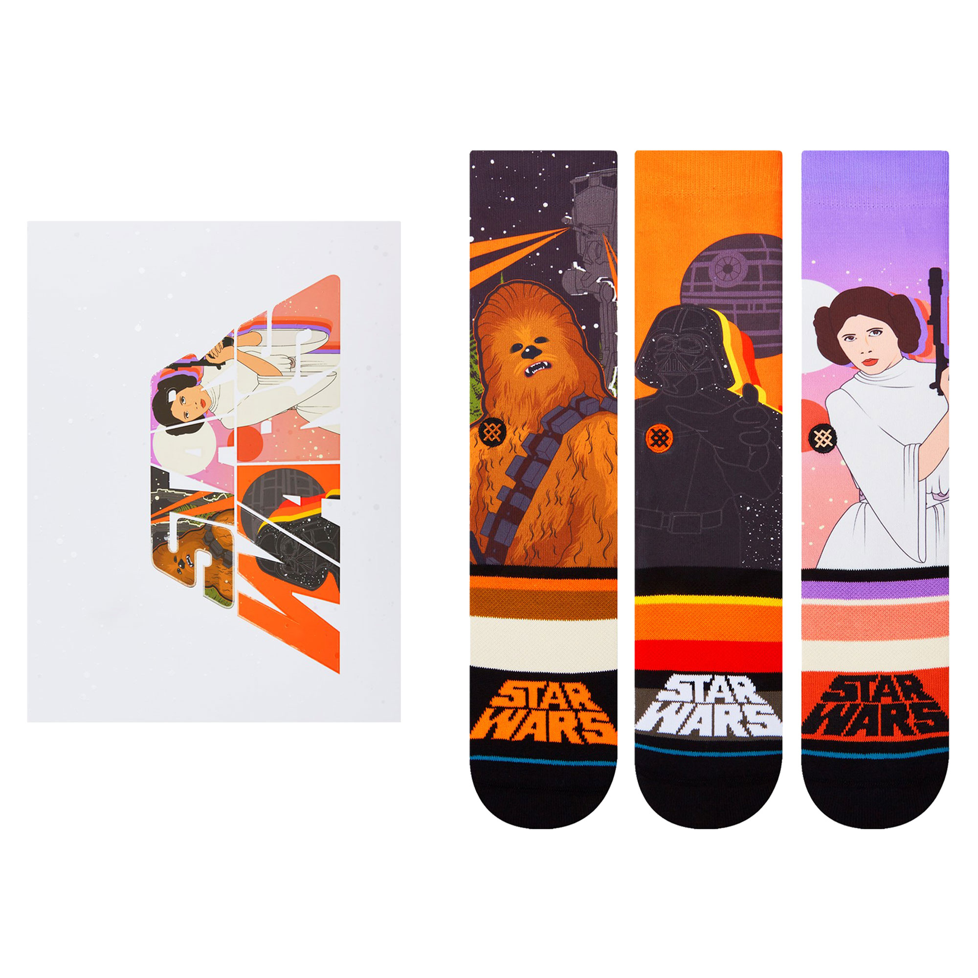 Unisex Stance Star Wars Crew Socks Three-Pack Box Set - Image 3