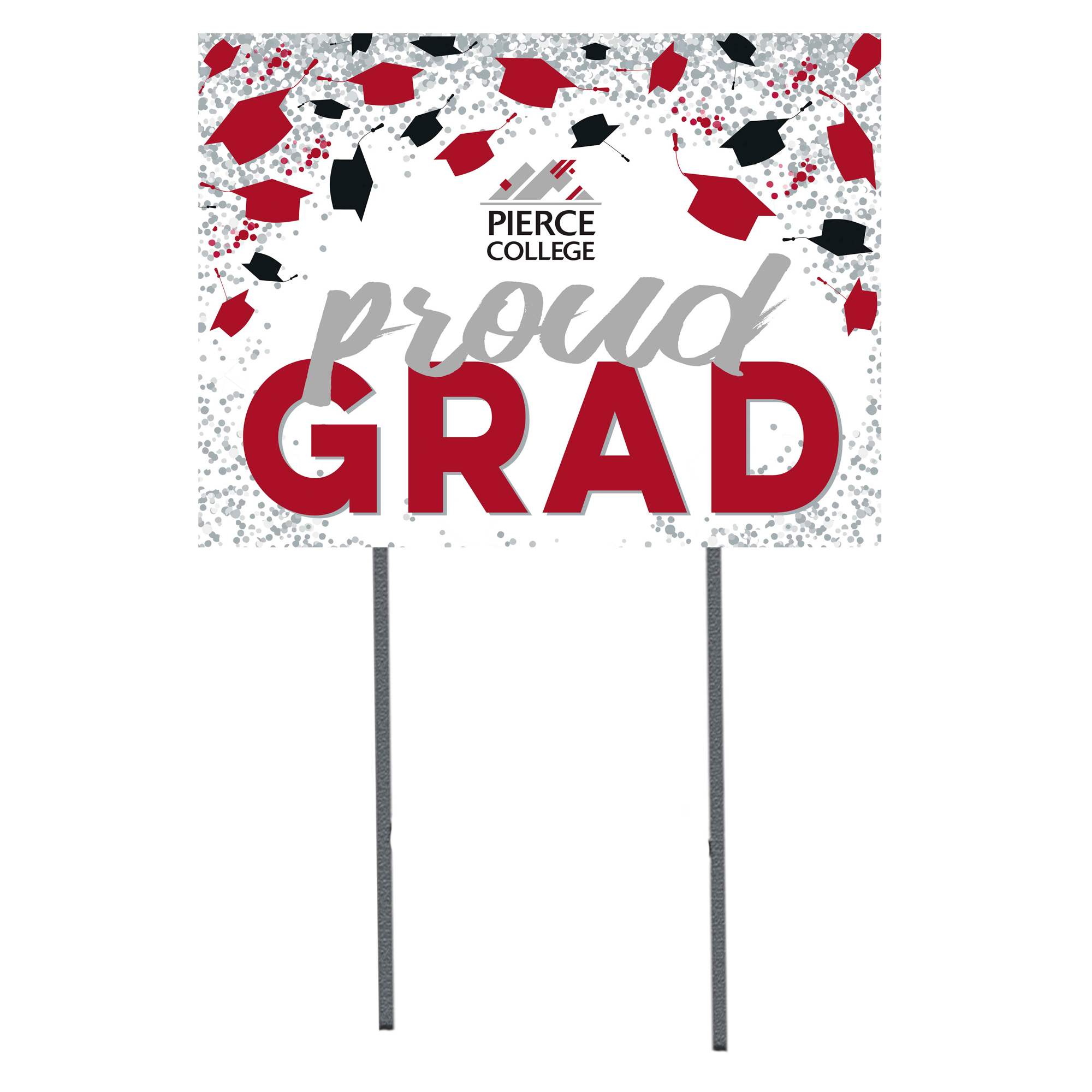 Pierce College Raiders Class of 2023 18" x 24" Yard Sign - Image 4