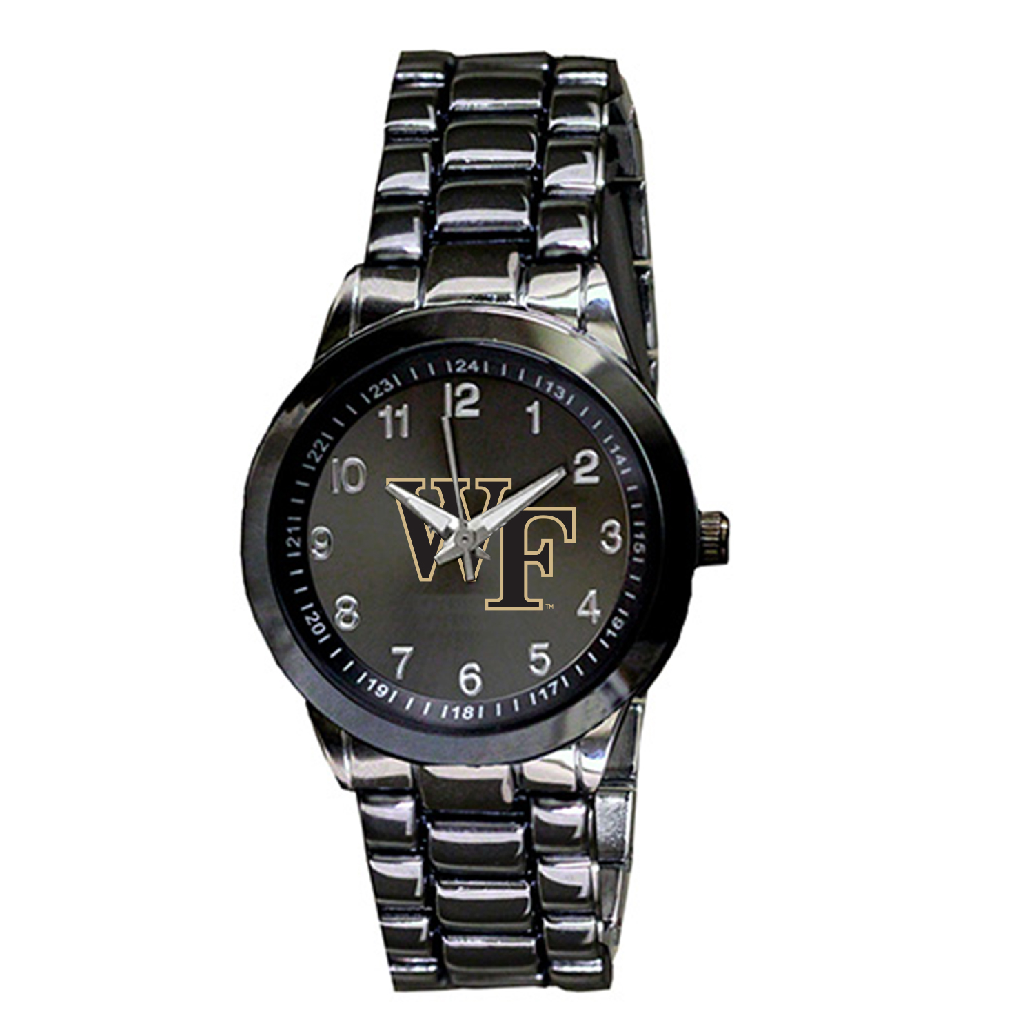 Women's Gunmetal Wake Forest Demon Deacons Integris Stainless Steel Watch