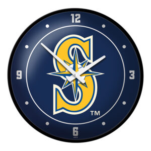Seattle Mariners 17" Modern Disc Wall Clock
