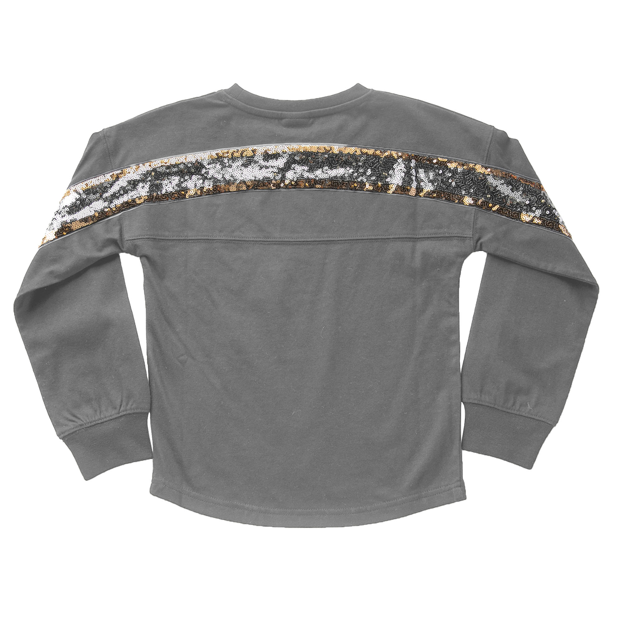 Girls Youth Gameday Couture Gray UCLA Bruins Guess Who's Back Long Sleeve T-Shirt - Image 4
