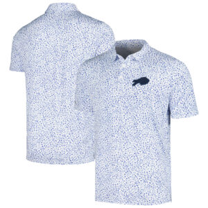 Men's Antigua White/Royal Buffalo Bills Motion Polo