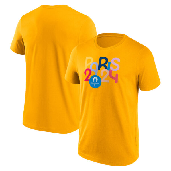 Paris 2024 Paralympics Graphic T-Shirt - Yellow Gold