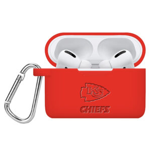 Kansas City Chiefs Debossed Silicone Airpods Pro Case Cover