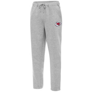 Men's Antigua  Heather Gray Kansas City Chiefs Victory Sweatpants